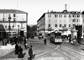 Photos de la Riviera par Jean Gilletta. - NICE. La place Masséna, 1900.