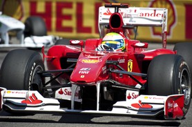 68e Grand Prix de Monaco, 13-16 mai 2010.  Felipe Massa, Scuderia Ferrari Marlboro, Voiture N°7.