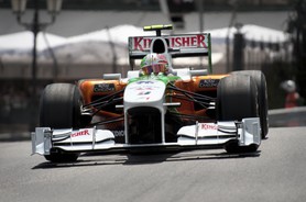 68e Grand Prix de Monaco, 13-16 mai 2010. Vitantonio Liuzzi, Force India F1 Team, Voiture N°15.