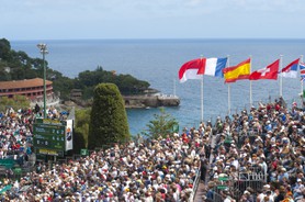 Tribunes et public lors de Monte-Carlo Rolex Masters 2009