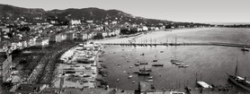 Photos de la Riviera par Jean Gilletta. - CANNES. Vue panoramique depuis la terrasse du Suquet, vers 1910.