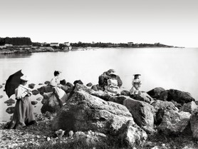 Photos de la Riviera par Jean Gilletta. - CAP D'ANTIBES, vers 1890.