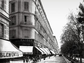 Photos de la Riviera par Jean Gilletta. - NICE. Le quai Saint-Jean-Baptiste (avenue Félix-Faure), vers 1900.