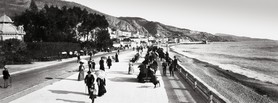 Photos de la Riviera par Jean Gilletta. - MENTON. La promenade du Midi (du Soleil), vers 1900.