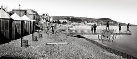 Photos de la Riviera par Jean Gilletta. - Les bains Georges à Nice, en 1873, photo de Walburg de Bray