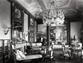 Photos de la Riviera par Jean Gilletta. - Grand salon de la villa Masséna à Nice, 1901.