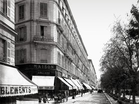 NICE. Le quai Saint-Jean-Baptiste (avenue Félix-Faure), vers 1900.