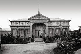 NICE. Le pavillon de la ville de Nice, Exposition internationale, 1883-1884.