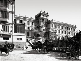 NICE. Le Grand Hôtel de Mont-Boron, vers 1890 (disparu vers 1945).