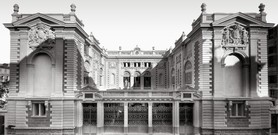 NICE. La façade de l'école nationale des Arts décoratifs, rue Tonduti-de-L'Escarène, 1905.