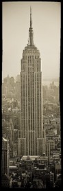 Empire State Building vu depuis le Rockfeller center- Manhattan