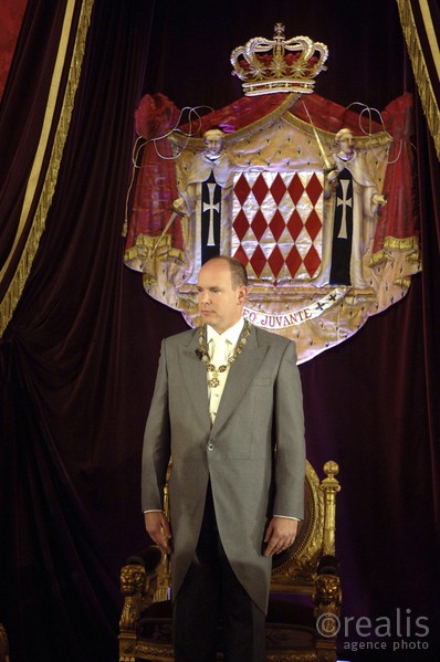 Intronisation Prince Albert II de Monaco