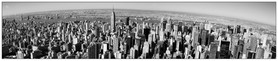 Vue panoramique aérienne de Manhattan, New-York.