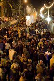 Fête des Citrons 2008 - Corso nocturne. Menton.