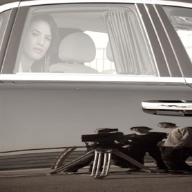Tournage clip promotionnel pour la future tour "Odéon" à Monaco. Rolls Royce dans les rues de la principauté.
