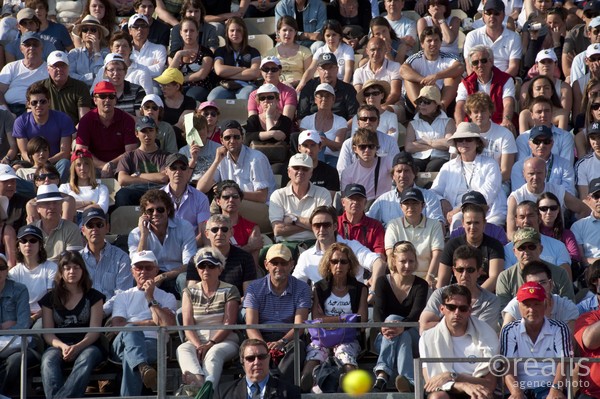 Tribunes et public lors de Monte-Carlo Rolex Masters 2009