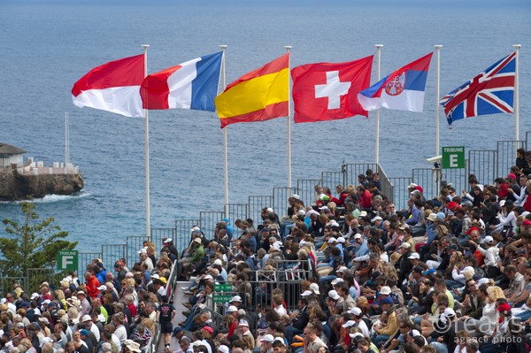 Tribunes et public lors de Monte-Carlo Rolex Masters 2009