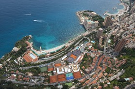 Vue aérienne du Monte-Carlo Country Club lors du  Monte-Carlo Rolex Masters 2009