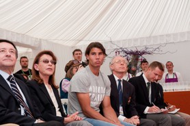 Tirage au sort en présence de Rafael Nadal