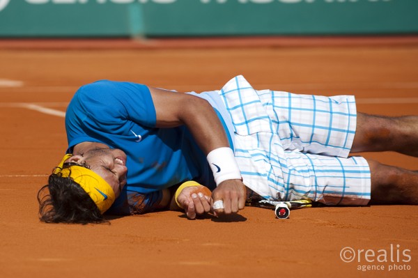 Finale du Monte-Carlo Rolex Masters 2010, dimanche 18 avril 2010. Vainqueur Rafael Nadal (ESP), face à Fernando Verdasco (ESP).
