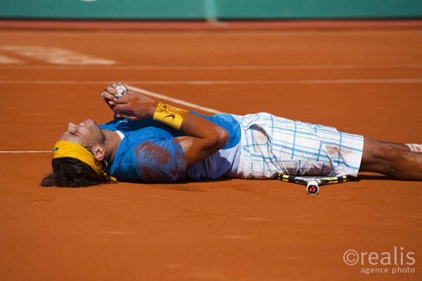 Finale du Monte-Carlo Rolex Masters 2010, dimanche 18 avril 2010. Vainqueur Rafael Nadal (ESP), face à Fernando Verdasco (ESP).