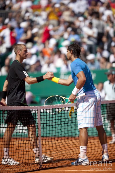 Thiemo De Baker (NED) et Rafael Nadal (ESP)