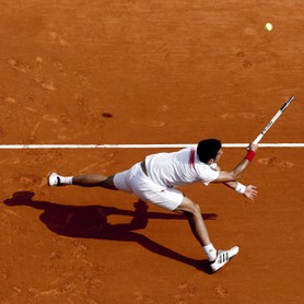 Novak Djokovic (SRB), quart de finale le 16 avril 2010.