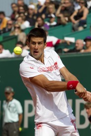 Novak Djokovic (SRB), quart de finale le 16 avril 2010.