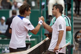 David Ferrer (ESP) et Philipp Kohlschreiber (GER), quart de finale le 16 avril 2010.
