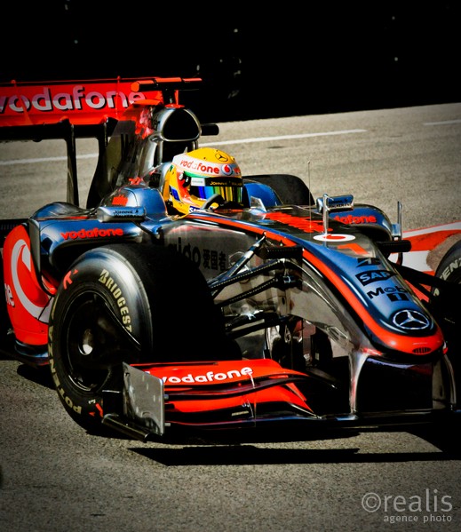 67ème grand prix de Formule 1 de Monaco - Mai 2009 - Lewis Hamilton lors des essais libres