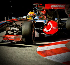 Lewis Hamilton lors des essais libres