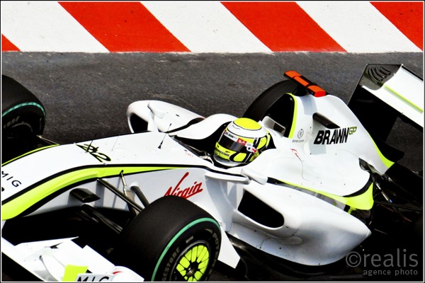 67ème grand prix de Formule 1 de Monaco - Mai 2009 - Jenson Button lors des essais libres