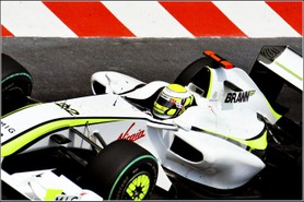 Jenson Button lors des essais libres