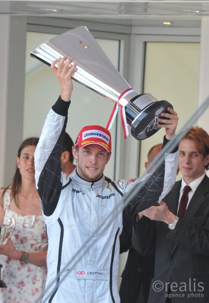 67ème grand prix de Monaco - 24 mai 2009 - Jenson Button vainqueur - Jason Button winning the race