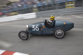 Grand Prix Historique 2010 de Monaco, Samedi 1er Mai, Série A. Voiture N°36 Pittaway Duncan sur Bugatti 35 de 1925.