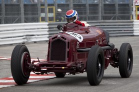 Grand Prix Historique 2010 de Monaco, Samedi 1er Mai, Série A. Voiture N°16 Davies Ed sur Alfa Romeo 8C Monza de 1932.