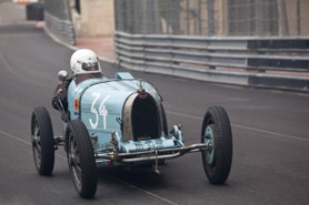 Grand Prix Historique 2010 de Monaco, Dimanche 2 Mai, Série A, voiture n°34, Timothy Dutton sur Bugatti 35 de 1925