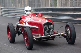 Grand Prix Historique 2010 de Monaco, Dimanche 2 Mai, Série A, voiture n°22, Umberto Rossi sur Alfa Romeo Tipo B de 1934