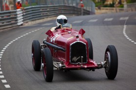 Grand Prix Historique 2010 de Monaco, Dimanche 2 Mai, Série A, voiture n°24, Tony Smith sur Alfa Romeo Tipo B de 1934