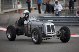 Grand Prix Historique 2010 de Monaco, Samedi 1er Mai, Série A. Voiture N°52 Dowling Paddins sur ERA BType de 1936.