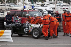 Grand Prix Historique 2010 de Monaco, Samedi 1er Mai, Série A. Voiture N°32 Emmerling Ralf sur Riley Brooklands de 1928.