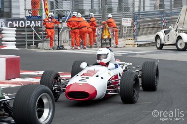 Grand Prix Historique 2010 de Monaco, Samedi 1er Mai, Série D. Voiture N°2 Zadotti Francesco sur Bianchini F3 de 1967.