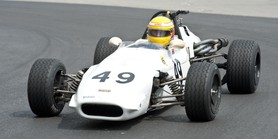 Grand Prix Historique 2010 de Monaco, Samedi 1er Mai, Série D. Voiture N°49 Lottini Piero sur March 703 de 1970.
