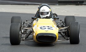 Grand Prix Historique 2010 de Monaco, Samedi 1er Mai, Série D. Voiture N°62 O'Nion Geoffery sur Tecno F3 de 1969.