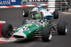 Grand Prix Historique 2010 de Monaco, Samedi 1er Mai, Série D, voiture n°20, Michel Gendre sur BT21 Brabham de 1967