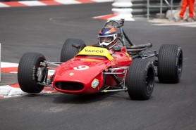 Grand Prix Historique 2010 de Monaco, Samedi 1er Mai, Série D, voiture n°9, Michel Renavand sur F3 Tecno de 1969