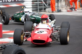 Grand Prix Historique 2010 de Monaco, Samedi 1er Mai, Série D, voiture n°8, Jean Guittard sur F3 Tecno de 1969