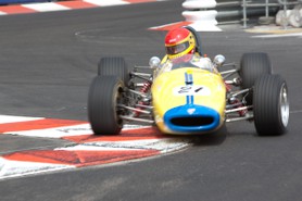 Grand Prix Historique 2010 de Monaco, Samedi 1er Mai, Série D, voitue n° 21, Christian traber  sur Brabham BT21 de 1967