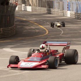 Grand Prix Historique 2010 de Monaco, Samedi 1er Mai, Série F. Voiture N°27 Bianchini Giuseppe sur Tecno E731(Goral) de 1973.