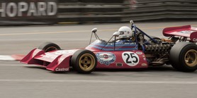 Grand Prix Historique 2010 de Monaco, Samedi 1er Mai, Série F. Voiture N°25 Steinhauslin Carlo sur Tecno PA123 de 1972.